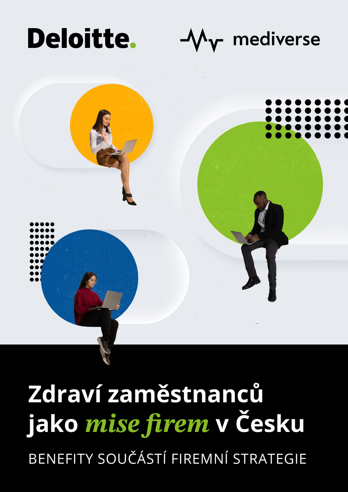 Titulní strana studie Zdraví zaměstnanců jako mise firem v Česku